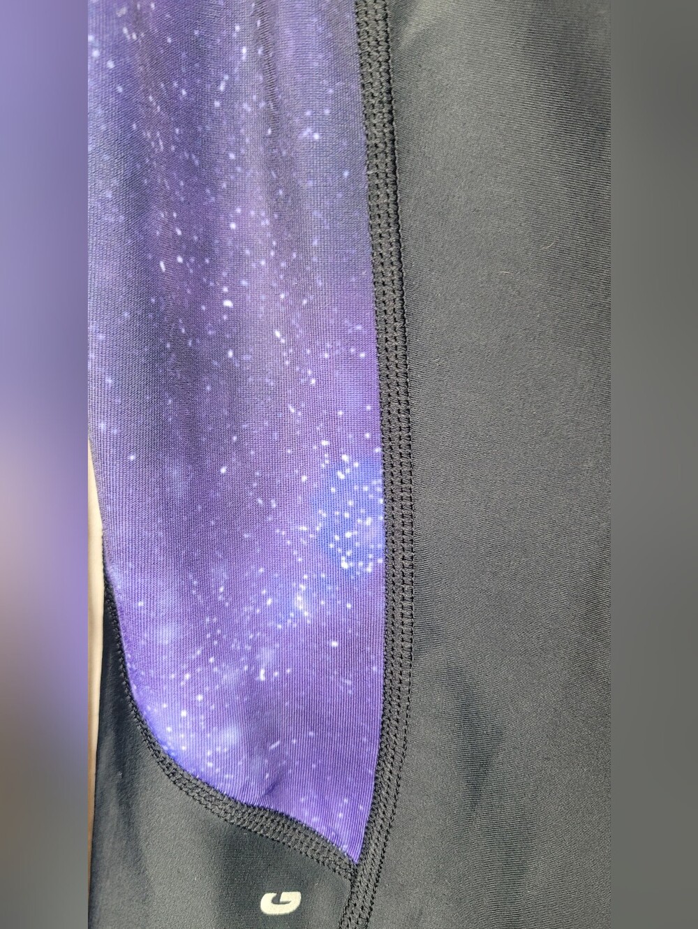 Aqua Lung Long Sleeve Rash Guard - Black & Purple Galaxy UPF 50 SPF - Picture 9 of 14